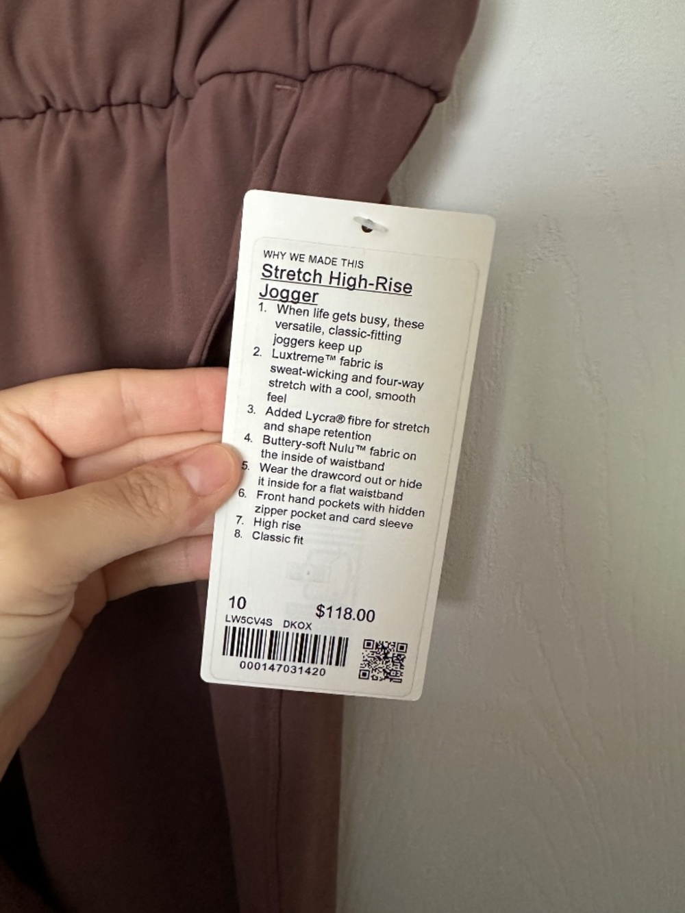 Lululemon Joggers sz 10 - NWT - Picture 3 of 4